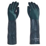 Guantes multiusos verdes DermaCare 44-418 doble inmersión PVC 45cm
