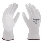 Guantes de nylon DermaCare 51-640 con poliuretano de 20cm