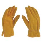 Guante argonero piel cerdo DermaCare 93-790 de 25 cm amarillo