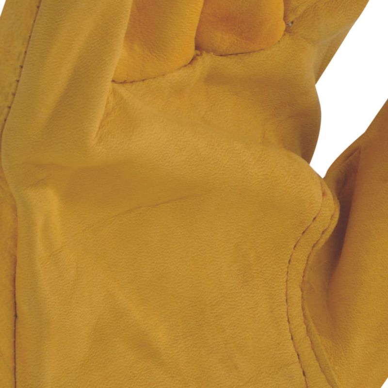 ▷ Guantes Industriales Tipo Argonero Piel Res Amarillo