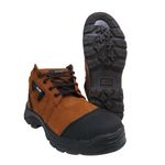 Bota de seguridad BC-PC-PLUS 4Safe piel dieléctrico café hombre