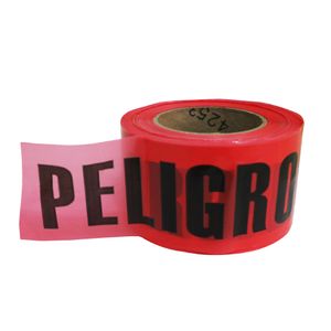 Cinta de Peligro-Peligro Roja 305 mts
