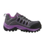 BOTA-TENIS-SUELA-PU-HULE-CASCO-POLICARBONATO-COLOR-TEXTIL-GRIS-MORADO-NO.22