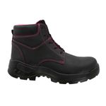 Botas de seguridad SI26N casquillo policarbonato rosa mujer
