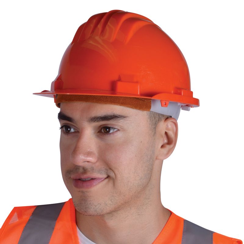 Casco de seguridad naranja M4 Mundial