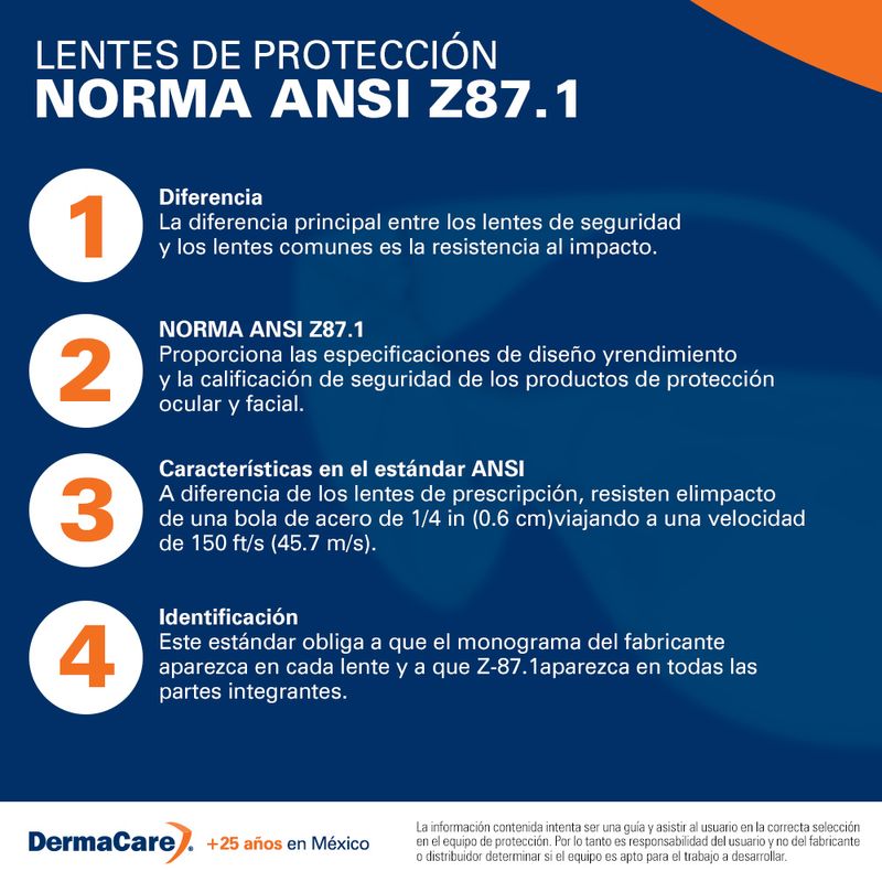 Lente de seguridad antirayaduras, anti-UV, ANSI Z87+, “Spy”