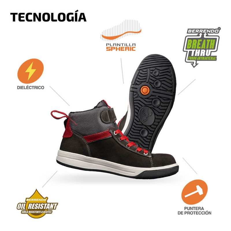 Tenis De Seguridad Dieléctricos Berrendo 400 Safety Store 8735