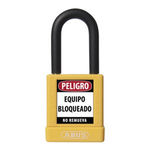 Candado de bloqueo dieléctrico Abus 74/40 KD amarillo