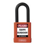 Candado de bloqueo dieléctrico Abus 74/40 KD naranja