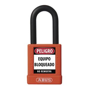 Candado de bloqueo dieléctrico Abus 74/40 KD naranja