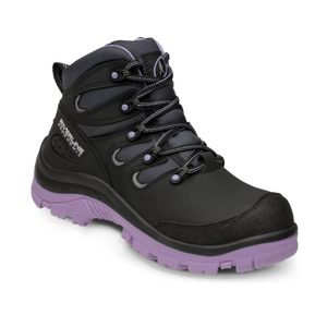 Bottines Moto River Road - Taille 10 US Femme - Cuir Noir à Lacets Et Boucle - Occasion Très Peu Portées