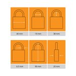 CandadodebloqueodielectricoAbus7440KDnegroMedidas