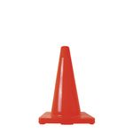 Cono de Seguridad Vial de PVC 45 cm Naranja sin Reflejante