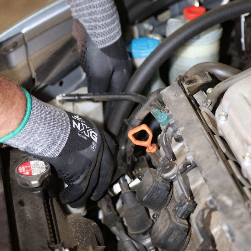 Guanti Memphis 9690Y Guanti Da Lavoro Invernali MCR Safety NXG Hi-Vis - Isolati, Palmo In Lattice Blu/giallo, Taglie M-2XL Wd RedPro - Foto 8