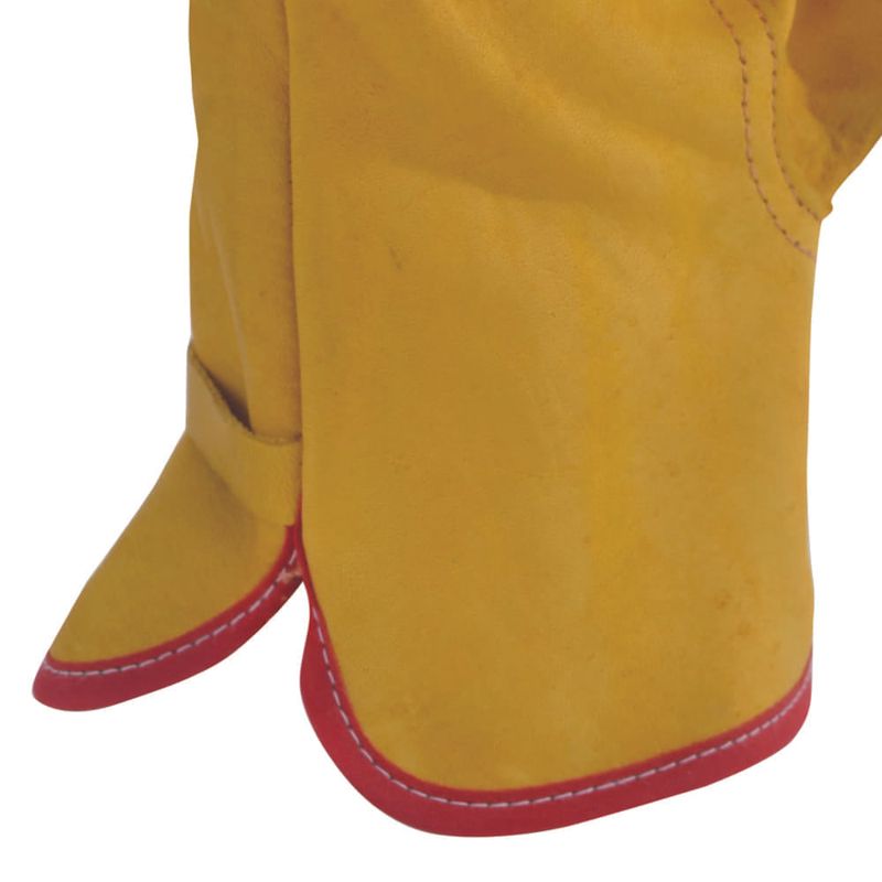 Guante operador flor de piel de res