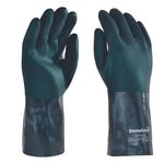 Guantes recubiertos multiusos DermaCare 44-414 doble capa PVC 35cm