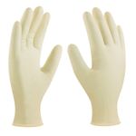 Guantes de látex desechable DermaCare 56-500 natural 24 cm