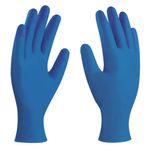 Guantes de nitrilo desechables DermaCare 67-600 azul 24 cm