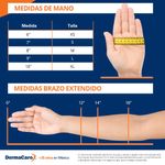 Guía visual para medir la mano y elegir la talla correcta de guantes de seguridad