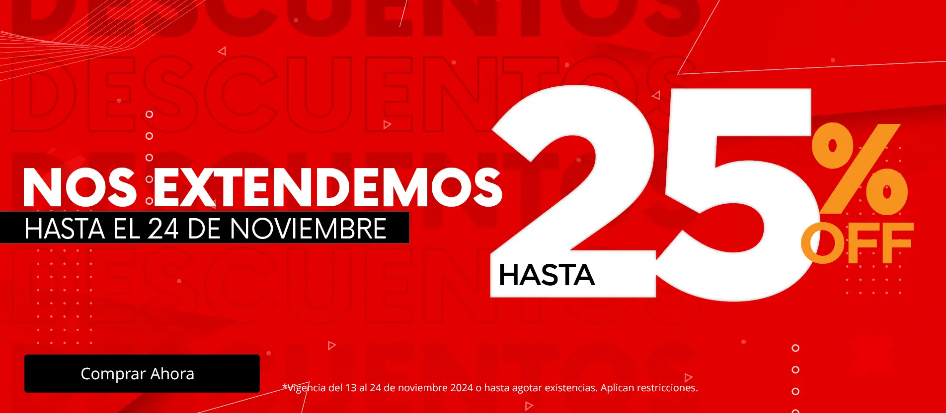 Hasta 25% OFF